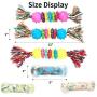 NPTCL Dog Chew Toys Puppy Teething Toys Squeaky Pet Toys with Rope for Small and Medium Dogs, Non Toxic Rubber, 3 Pack… NPTCL Dog Chew Toys Puppy Teething Toys Squeaky Pet Toys with Rope for Small and Medium Dogs, Non Toxic Rubber, 3 Pack…