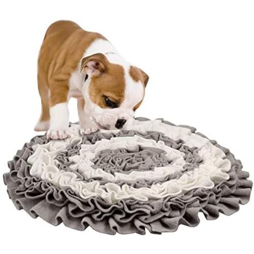 17''×17'' Pet Feeding Mats,Dogs Training Pad,Encourages Natural Foraging Skills - Easy to Fill - Fun to Use Design - Durable & Machine Washable