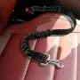 LUPAPA Dog Seat Belt for Vehicle Car (2-Pack), Adjustable Length Pet Seat Belt with Hook Lock and Seatbelt Buckle, Elastic Buffered Reflective Nylon for Shock Attenuation LUPAPA Dog Seat Belt for Vehicle Car (2-Pack), Adjustable Length Pet Seat Belt with Hook Lock and Seatbelt Buckle, Elastic Buffered Reflective Nylon for Shock Attenuation