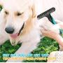 JOFUYU Dog Grooming Rake and 7.5'' Steel Comb, 2-in-1 Pet Combing Kit, DeShedding Tool for Dogs, Rabbits, Cats, Small Animals