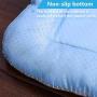 RPGT Pet Cooling Bed Mat Summer Self Cooling Pad Washable Cool Fabric Bed Mat Non-Slip Water Resistant for Dogs & Cats - No Water or Electricity Needed