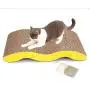 N+A M Shape Corrugated Paper Pet Cat Toy Cat Claw-Grinding Plate with Catnip Leopard Print Pattern 17.32'' x 9.45'' N+A M Shape Corrugated Paper Pet Cat Toy Cat Claw-Grinding Plate with Catnip Leopard Print Pattern 17.32'' x 9.45''