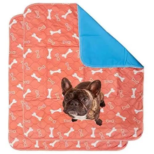 The Proper Pet Washable & Reusable Pee Pads for Dogs - Puppy Training (2-Pack) Sm/Med/Lg (Large)
