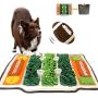 GAXCO Snuffle Mat for Dogs, Pet Slow Feeding Mat for Dogs, American Football Theme with a Snuffle Ball, Interactive Feeding Games Puzzle Toys Encourages Natural Foraging Skills