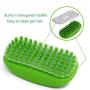 Teenway Pet Bath Brush Pet Shampoo Brush Cat & Dog Massage Brush - Soft Rubber Brush - Safe and Efficent Pet Bathing Tool - Designed for Medium and Long Haired Cats Dogs and Other Pets
