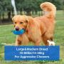 Tough Dog Toys for Aggressive Chewers Large Breed, Apasiri Squeaky Dog Toys Ball, Aggressive Chew Toys for Large Dogs, Puppy Teething Toys, Durable Indestructible Pet Toys for Medium Big Dogs Blue