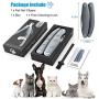 Professional Dog Nail Clippers for Golden Retriever, 3 in 1 Foldable Large Dog Toenail Clippers, Premium Metal Dog Nails Trimmers for Thick Nails with Safety Guard - Comb - Nail File (Large Breed)