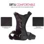 BWOGUE Dog Safety Vest Harness with Seat Belt Strap Car Headrest Restraint Pet Dog Adjustable Nylon Mesh Harness Travel Strap Seatbelts Harness