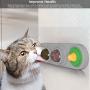 Camidy Catnip Ball Toy for Cat Licking,Natural Edible Catnip Snacks,Rotatable Licking Treats Stick-on Wall Toy for Cats Kitten