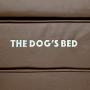 Replacement Outer Cover ONLY (Outer Cover ONLY - NO Bed, NO Waterproof Inner) for The Dogs Bed, Washable Quality Oxford Fabric, Large (Brown with Brown Trim)