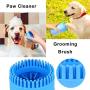 WinnowTe Portable Pet Cleaning Kit,pet Grooming Gloves,Dog Paw Cleaner Cup,pet Cleaning Brush Cup,pet Glove Hair Removal,flea Comb，Suitable for Pets Such As Cats and Dogs