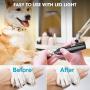 oneisall Dog Nail Grinder Clippers Upgraded 2 Speed Pet Nail Trimmer for Dogs & Cats with LED Lighting