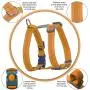 ThinkPet Reflective Adjustable Comfort Nylon Dog Halter Harness, Easy On and Off, No Choke Dog Walking Harness ThinkPet Reflective Adjustable Comfort Nylon Dog Halter Harness, Easy On and Off, No Choke Dog Walking Harness