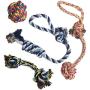 Otterly Pets Puppy Dog Pet Rope Toys For Small to Medium Dogs (Set of 4)