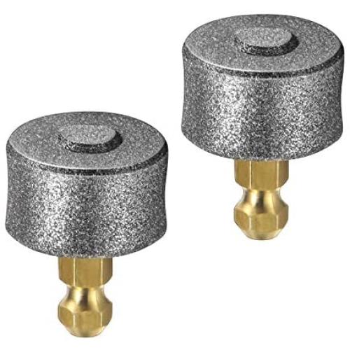 POPETPOP 2pcs Pet Nail Grinders Replacement Heads Professional Alloy Sand Practical Grinding Head Pet Paws Grinder Nail Grooming Tool for Dog Cat Pet