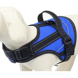 MissYou No Pull Dog Harness with Handle, Easy On and Off, Reflective Pet Vest Harness, Breathable & Adjustable Perfect on The Go for Small Medium Large Dogs