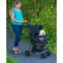 Pet Gear NO-Zip Happy Trails Lite Pet Stroller for Cats/Dogs, Easy Fold with Removable Liner, Storage Basket