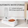 ikjuh Dog Cat Food Bowls Pet Automatic Water Bottle Water Dispenser Adjustable Tilted Gravity Feeding Bowls Easy Clean No Spill Bowls