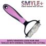 SMYLE Plus Undercoat rake for Dogs and Cats - Get a Silky and Shiny Fleece for Your Dog and cat While Grooming it Safely - Dematting Tool for Cats and Dogs, Easily Removing mats and tangles.