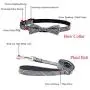 LZYMSZ Dog Harness Adjustable & Durable Plaid Pet Harness,3 Pack(Vest Harness&Bow Collar&Leash) Anti-Twist Dog Leash Set for Small Medium Large Puppy,Perfect for Daily Walking Training Running