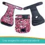 Paw Legend Reusable Female Dog Diapers(3 Pack, Leopard, Small)