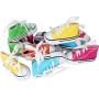 Bonka Bird Toys Sneakers Cotton Colorful Versatile Chew Parrot Budgie Finch Quaker Dove Parrotlet