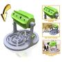 Interactive Dog & Cat Food Puzzle Toy - Ito Rocky Treat Boredom Dispensing Slow Feeder - Anxiety IQ Training in Smart Feeding and Adjustable Height for Small / Medium Dogs