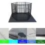 NHILES Upgrade Reusable Extra Large Pee Pads 72'' x 72'',Washable Puppy Pee Pads with Fast Absorbent, Waterproof, Reusable, Non-Slip for Training, Travel, Whelping, Incontinence,Playpen