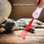 LECHONG Cat Projector Toy Interactive Cat Teaser Toys for Indoor Cats, 5 Patterns Dog Cat Chaser Toy with UV Black Light Rechargeable and Portable