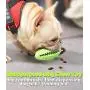 Emoly Upgraded Dog Treat Toy Food Dispensing Training Ball, Tooth Cleaning Chew Toy for Small Medium Dogs IQ Interactive Puppy Depressing Toys, Pet Bad Breath Cleaning Toy - Green Emoly Upgraded Dog Treat Toy Food Dispensing Training Ball, Tooth Cleaning Chew Toy for Small Medium Dogs IQ Interactive Puppy Depressing Toys, Pet Bad Breath Cleaning Toy - Green