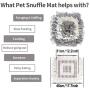 LIVEKEY Dog Snuffle Mat, Feeding Mat for Dogs, Durable Interactive Puzzle Toys for Training Foraging Skills