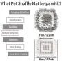 LIVEKEY Dog Snuffle Mat, Feeding Mat for Dogs, Durable Interactive Puzzle Toys for Training Foraging Skills LIVEKEY Dog Snuffle Mat, Feeding Mat for Dogs, Durable Interactive Puzzle Toys for Training Foraging Skills