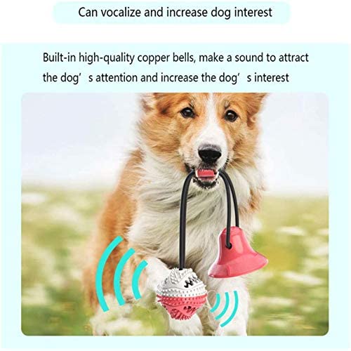 AOUVIK Dog Toys, Dog Toothbrushes, Pet Supplies, Sucker Dog Toys, Anti-Wear Device, Anti-Bite Ball,Pink