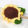 ocijf179 Cat Toy Pet Cat Kitten Wood Handle Stick Sunflower Catnip Teaser Interactive Chew Toy - Sunflower