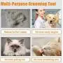 BAROMGA Pet Grooming Rakes Dematting Comb 2 Sided Removing Detangling Long Hair Brushes for Cats & Dogs BAROMGA Pet Grooming Rakes Dematting Comb 2 Sided Removing Detangling Long Hair Brushes for Cats & Dogs