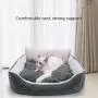 ZXWCYJ Pet Beds, Small Dog Bed & Cat Bed, Warming Cozy Soft Comfort Bed for Cats, Cat Kennel Bed, with Cushion Detachable,Light Gray,6455 22.5cm ZXWCYJ Pet Beds, Small Dog Bed & Cat Bed, Warming Cozy Soft Comfort Bed for Cats, Cat Kennel Bed, with Cushion Detachable,Light Gray,6455 22.5cm