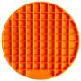 2 Pack Dog Lick Mat,Slow Feeder Cat Dog Bowls,Puzzle Feeder, Licking Mat Puzzle Food Dish,Snuffle Mat for Dogs,Interactive Dog Toys and Feeders Suit for Dogs and Cats(Green and Orange)