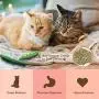 16 Pieces Cat Catnip Toys Set Interactive Cat Playing Toys Cat Chewing Toys Cat Teeth Cleaning Toys Cat Entertainment Toys with Convenient Storage Bag for Pet Cat Kitten Playing Chewing and Teething