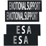 Dogline Emotional Support Dog Vest Set Adjustable Service Dog Vest Harness Reflective Emotional Support & ESA Patches with Emotional Support Leash Emotional Support Animal ID Card