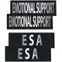 Dogline Emotional Support Dog Vest Set Adjustable Service Dog Vest Harness Reflective Emotional Support & ESA Patches with Emotional Support Leash Emotional Support Animal ID Card