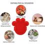 KIRTI PET Grooming Massage Brush for Dogs Cats, Shampoo Bathing Combing and Deshedding Silicone Brush, Soft Rubber Soothing Slicker Bristles with Adjustable Strap