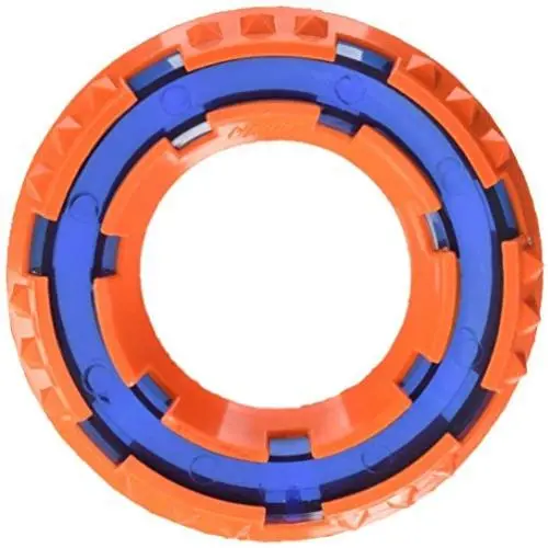 Nerf Dog Spike Ring Dog Toy, Frisbee, Lightweight, Durable and Water Resistant, 6 Inch Diameter, for Medium/Large Breeds, Single Unit, Blue/Orange Nerf Dog Spike Ring Dog Toy, Frisbee, Lightweight, Durable and Water Resistant, 6 Inch Diameter, for Medium/Large Breeds, Single Unit, Blue/Orange