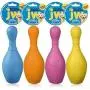 JW Pet- iSqueak Bouncin Bowlin Pin Dog Toy, (Assorted Colors) 1 Unit JW Pet- iSqueak Bouncin Bowlin Pin Dog Toy, (Assorted Colors) 1 Unit