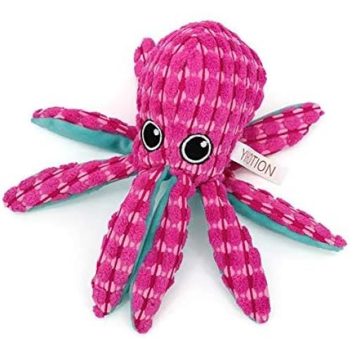 AXEN Ocean Series Dog Toys, Octopus Shape, Cute and Squeaky for Aggressive Chewers, Large Octopus