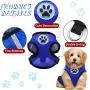 Weewooday 3 Pieces Puppy Harness and Leash Soft Mesh Dog Vest Harness Breathable Dog Vest with Leash No Pull Adjustable Harness for Cats and Puppies (Black, Blue, Pink)