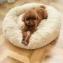 Washable Dog Round Bed Small, Donut Dog Bed Small Dog, Comfy Dog Calming Cuddler Bed