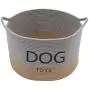Geyecete Dog Storage Basket Round Cotton Rope Basket Dog Toy Storage Basket - Laundry Basket Storage Bin Pet Toy Storage Boxes