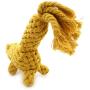 SMALLLEE_LUCKY_STORE XCW0009 Pet Tortoise Rope Chew Toy for Dogs, Green, Medium