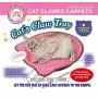 Pet Cat Litter Bed Paper Cat Scratching Board & Clawing Toy Anti-Falling Cat Claw Board Let Cat Crazy Partner,Beige