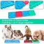 RUCKO Dog Slow Feeder Pet Lick Mat Fun Feeder Slow Eating Treater for Puppies-4 Pack RUCKO Dog Slow Feeder Pet Lick Mat Fun Feeder Slow Eating Treater for Puppies-4 Pack